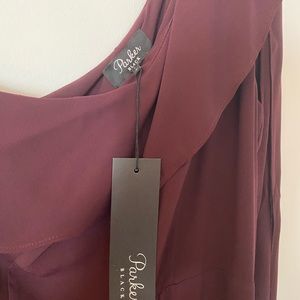 Maroon Parker long dress